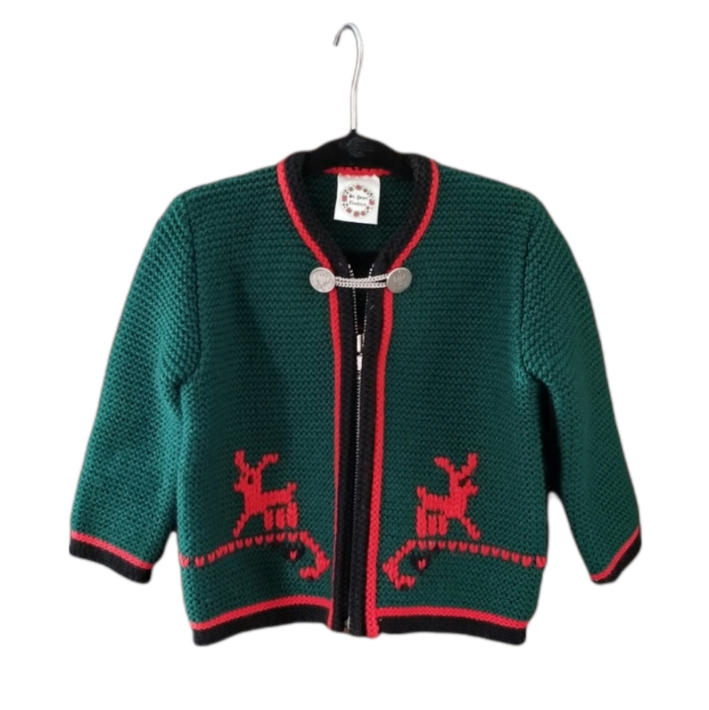 NWOT Vintage Handmade St.Peter Trachten Sweater•Kids